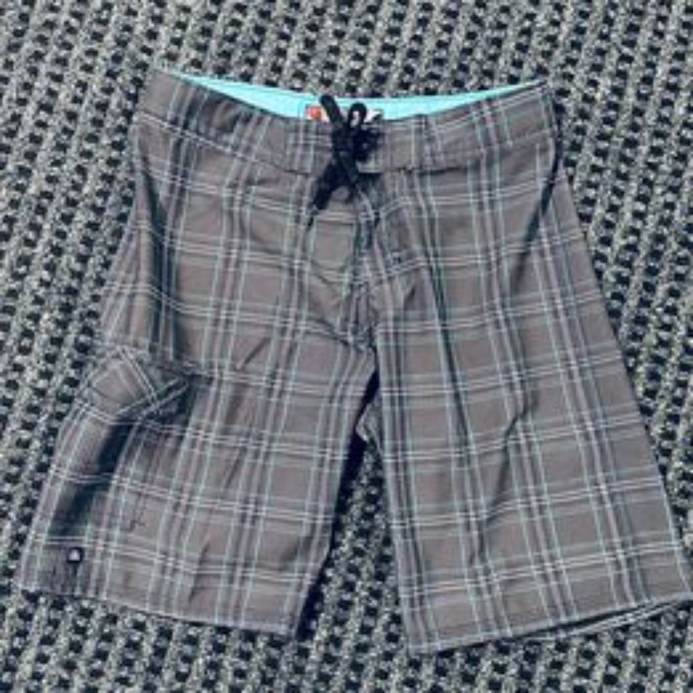 Boy’s Medium Micros swim trunks board shorts with tie waist